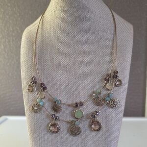 Lonna & Lilly Gold-tone Multi-layered Charm Necklace NWOT